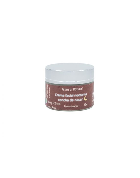 Crema facial nocturna de concha nácar