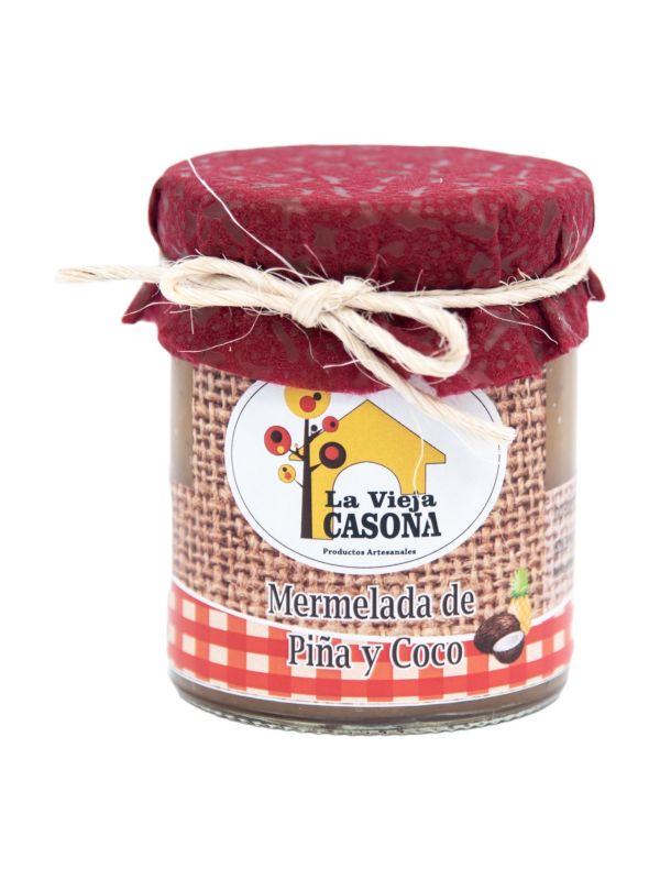 Mermelada de piña y coco