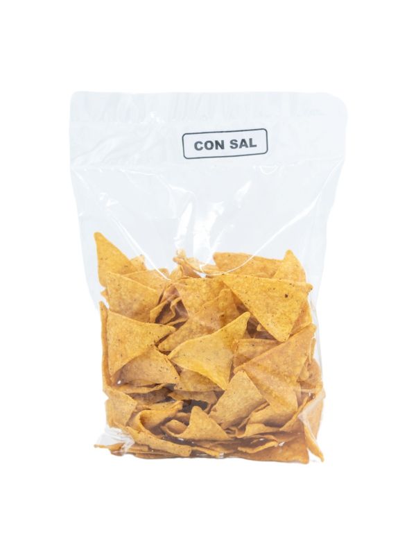 Tortillas tostadas con sal